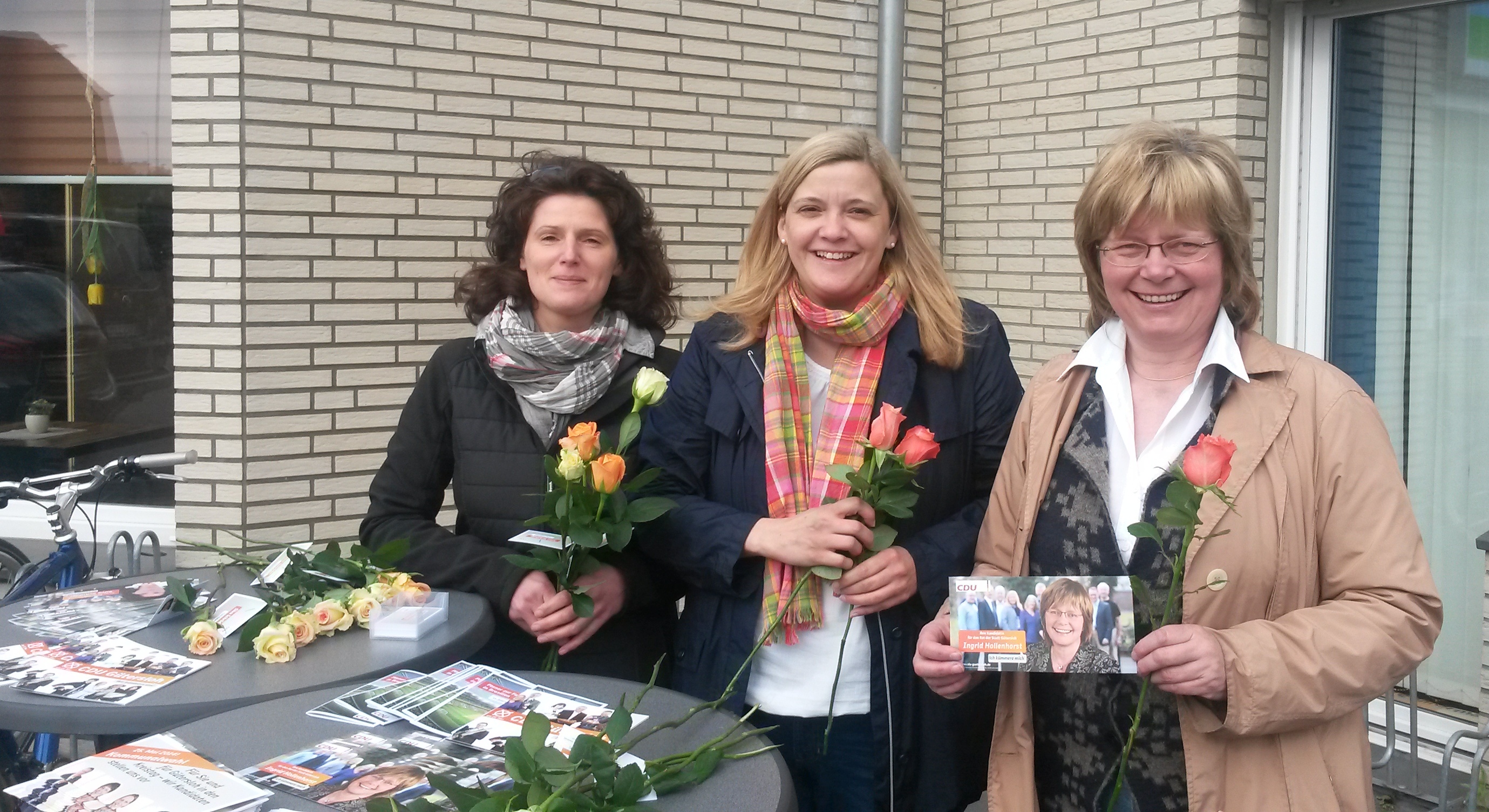 Silva Schr�der, Anja Toppm�ller und Ingrid Hollenhorst