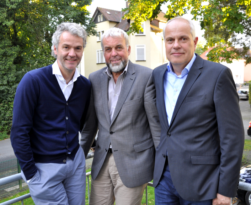 Das neue Vorstandsteam der CDU-Ratsfraktion: Vorsitzender Heiner Kollmeyer (Mitte) und seine beiden Stellvertreter Markus Kottmann (l.) und Gerhard Feldhans.