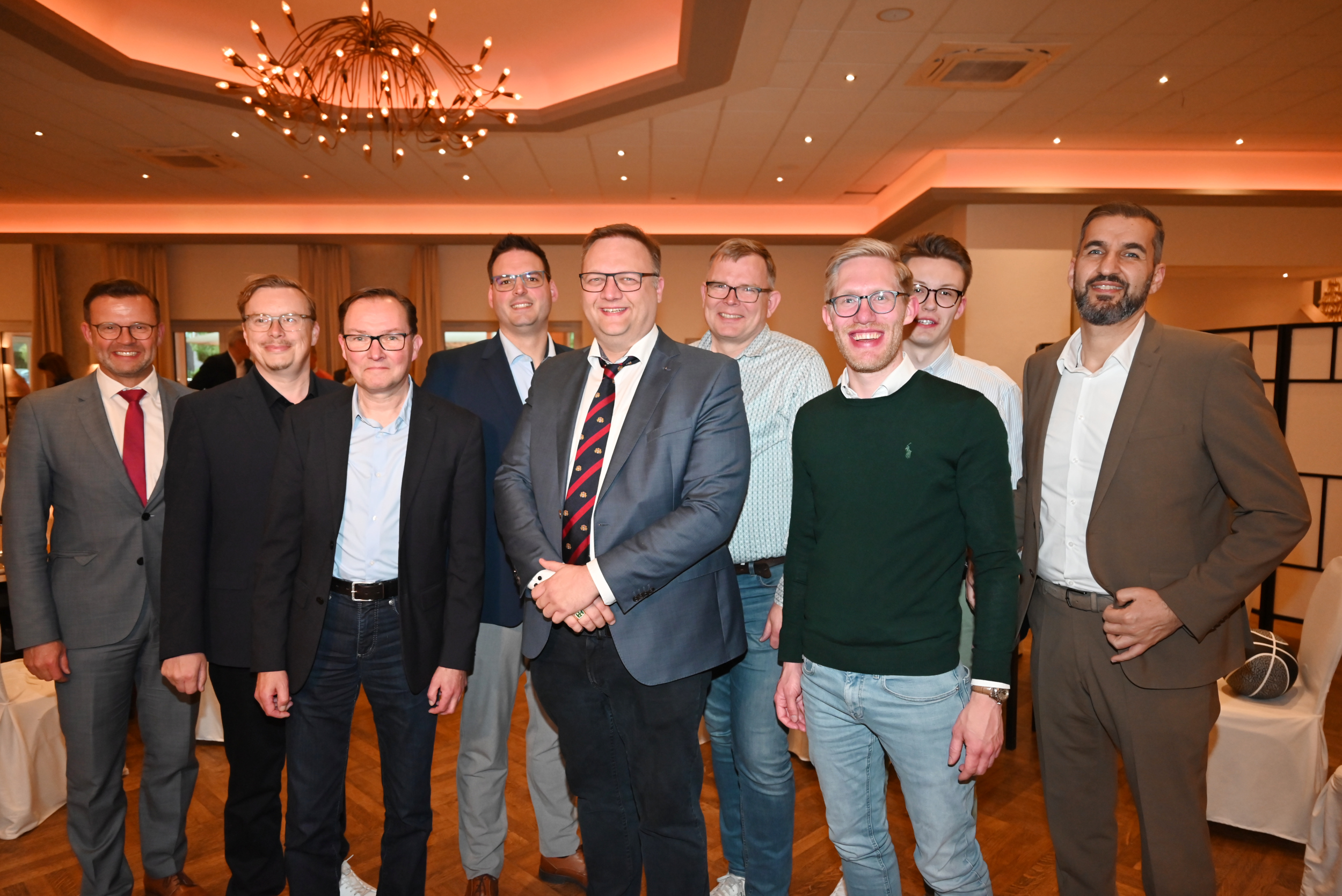 Raphael Tigges MdL, Mario Blomberg, Klaus Engels, Sebastian Brandt, Stefan Roth, Carsten Rethage, Maurice Lang, Vitus Brieden und Ischo Can
